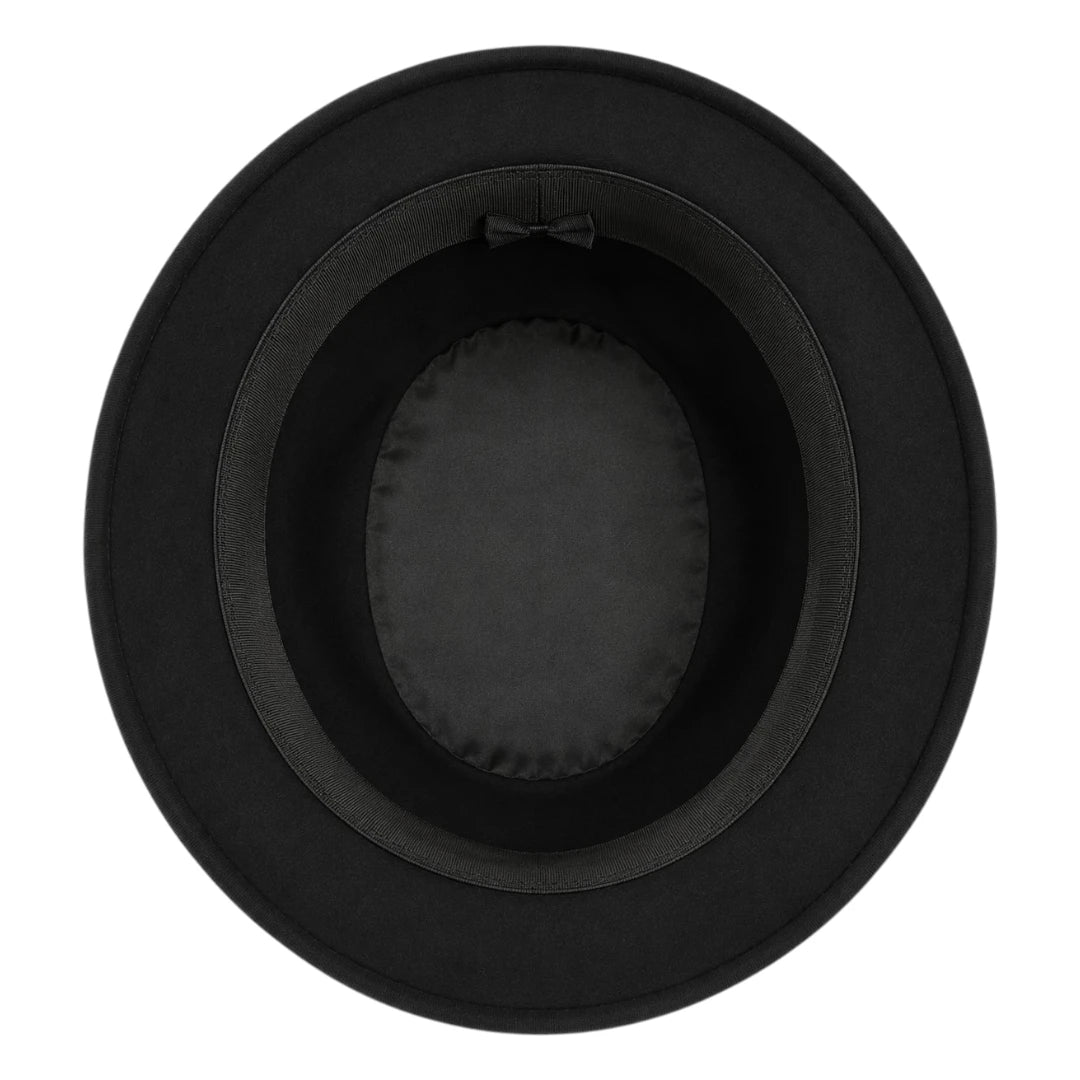 Downtown Hats Classic Black Wool Felt Hat